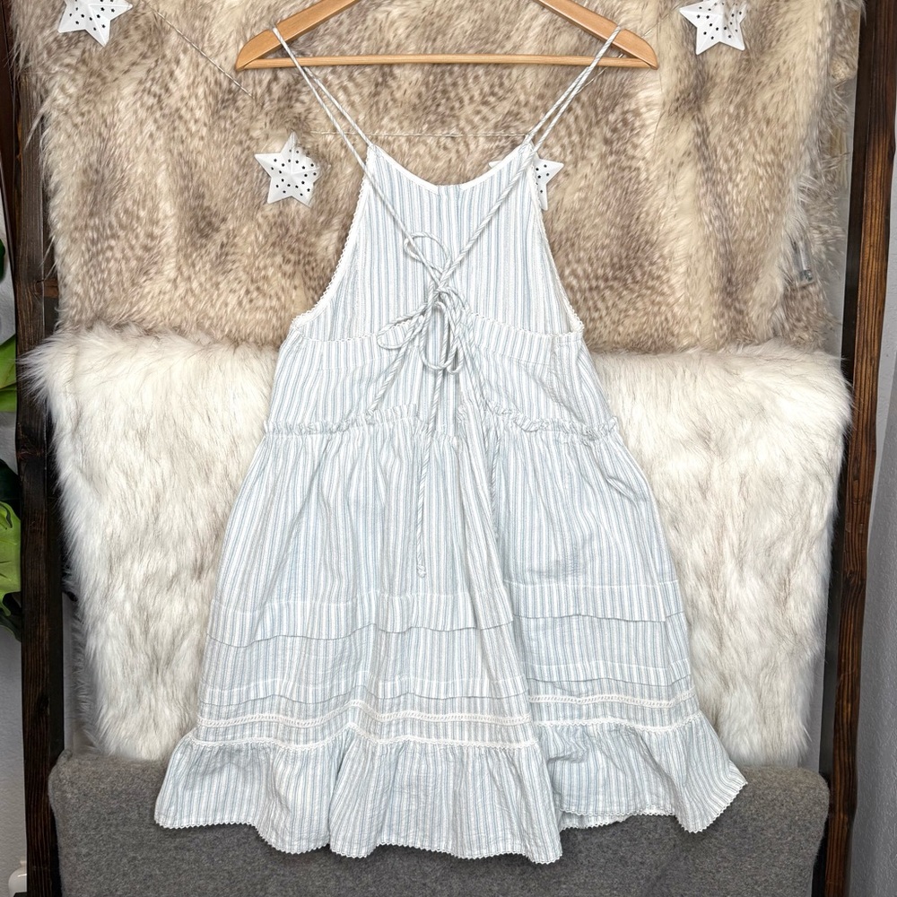 Free People Striped Ruffle Dress - Picture 3 of 3